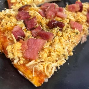 pizza frigideira bacon